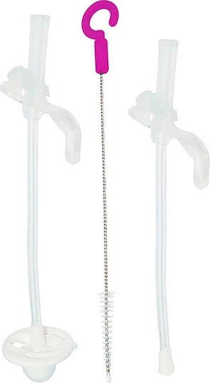 B.Box Silicone Baby Replacement Straw for 6+ months 2pcs