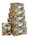 5Five Hârtie Cutie de Depozitare cu Capac Multicolor 48x33.5x16cm 6buc