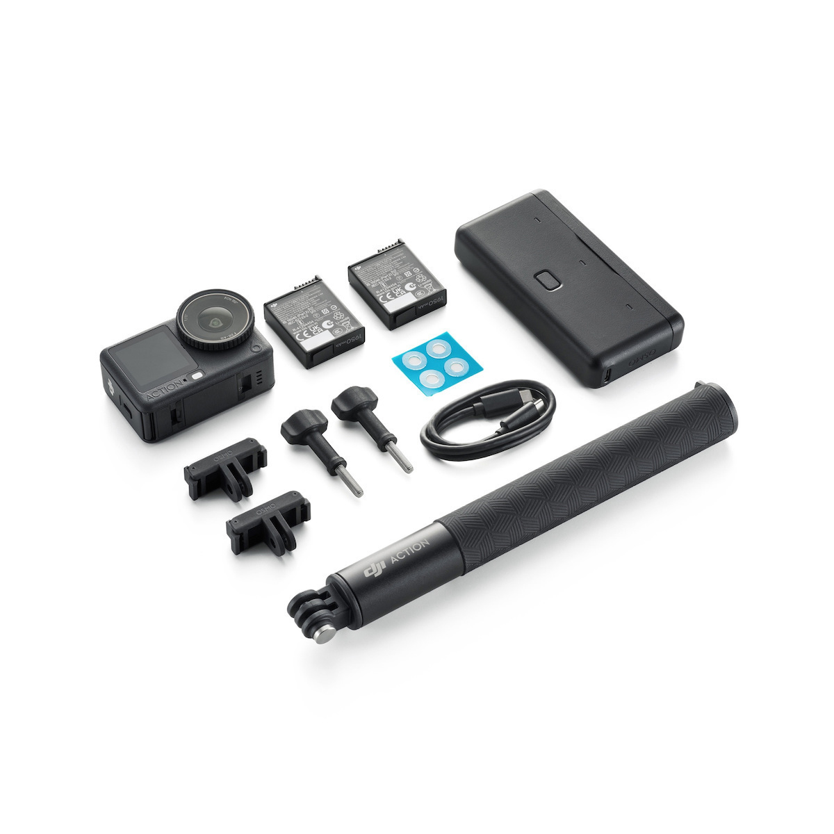 DJI Osmo Action 6 50GB Action Camera 4K Ultra HD Adventure Combo με Οθόνη Αφής 2.5 και Wi-Fi Μαύρη (CP.OS.00000506.03)