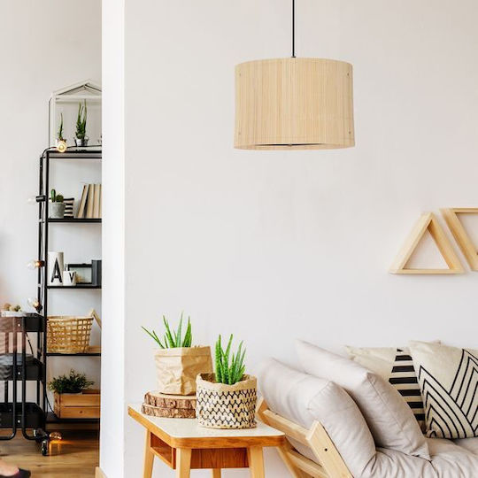 Agora Lighting Reglabil Lustră Negru Boem cu Dulie E27 30cm.