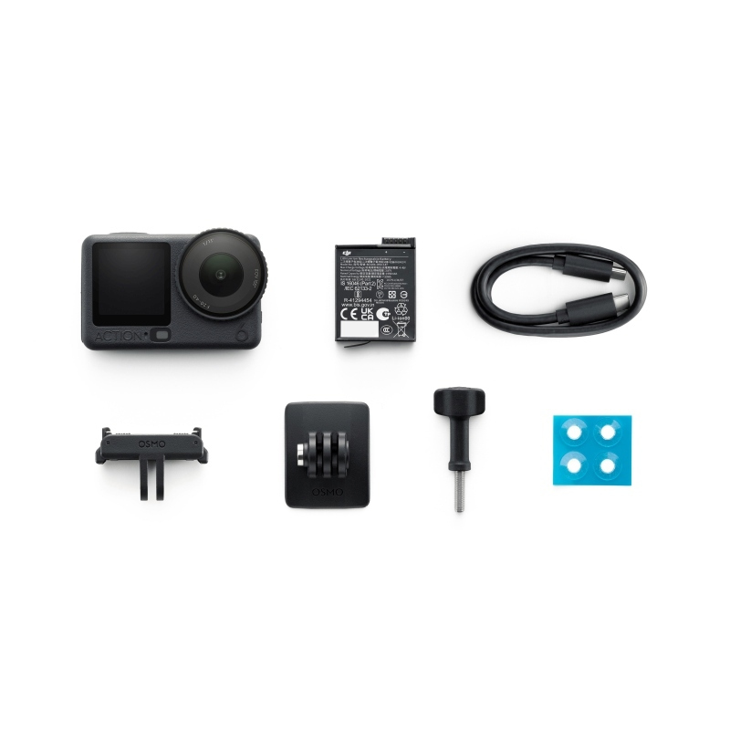 DJI Osmo Action 6 50GB Action Camera 4K Ultra HD Standard Combo με Οθόνη Αφής 2.5