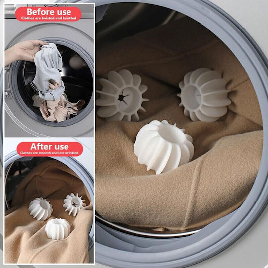 Set 4 Reusable Magicball Washing Machine Prevents Tangling Quick Drying Clothes 4.5 X 3 Cm Set 4 Reusable Magicball Washing Machine Prevents Tangling Quick Drying Clothes 4.5 X 3 Cm