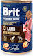 Brit Premium Hrană Umedă pentru Câini în Conservă Dietetică cu Miel fără Cereale 6x400gr