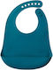 Zingies Bib Silicone with Pocket Teal