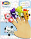 Luna Finger Puppets Set of 5 Wild Animals
