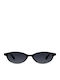 Meller Binti Unisex Sunglasses with Black Horn-Rimmed Frame and Black Lens BN-TUTCAR