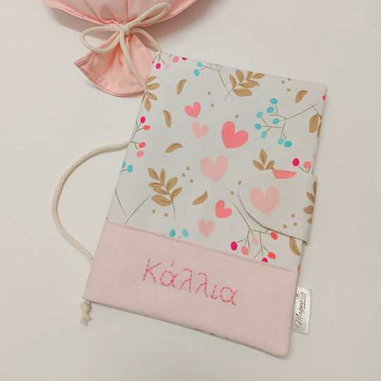 Magnolia Handmade Baby Health Book Case for Girl