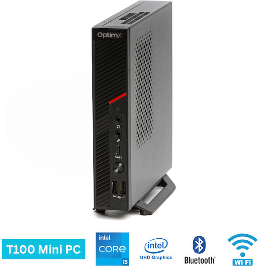 OptimX T100 - H610 Mini PC (Core i5-13400/8GB DDR4/256GB SSD/No OS)