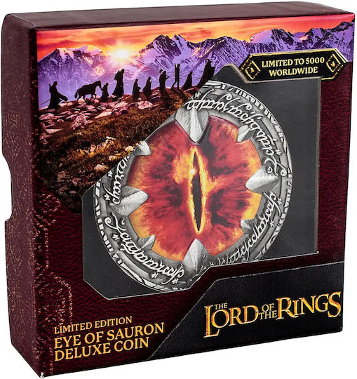 Lord Of The Rings Eye Of Sauron Deluxe Coin PB Lord Of The Rings Eye Of Sauron Deluxe Coin PB