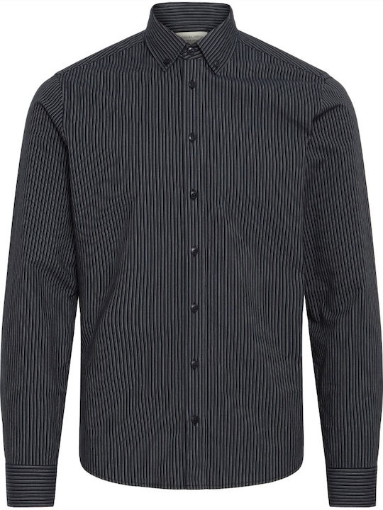 Cu mânecă lungă Cămașă Cu dungi Dark Navy