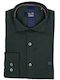 Long-sleeved Cotton Shirt Green