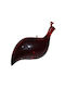 Christmas Hanging Glass Red Birdie 9cm