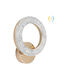 Keskor Modern Leuchte Wand mit Integrierter LED Gold 17.5x6.5x20cm