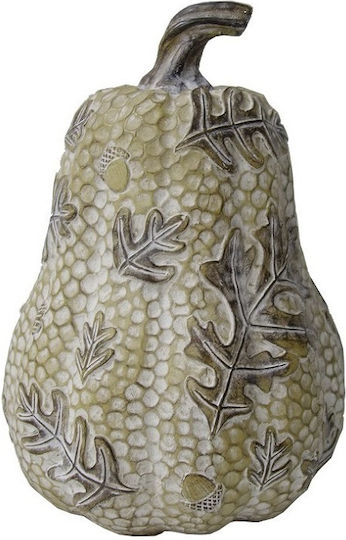 Decorative Tabletop Pumpkin Polyresin Beige Espiel 17.5x24.5cm Vre210k2 Set 2 Pieces Material Polyresin Beige Espiel Vre210k2