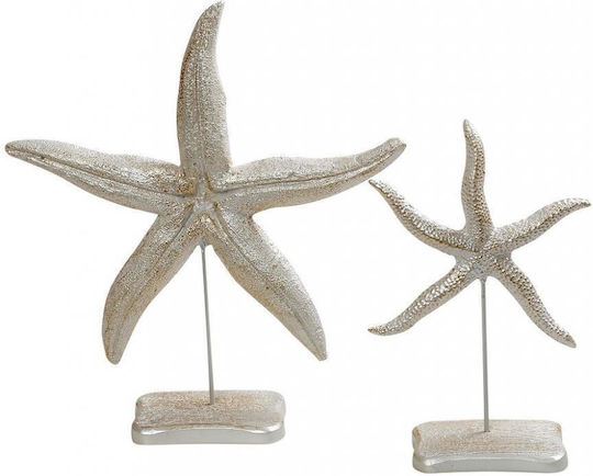 Set Decorative Polyresin Starfish 2 Pieces