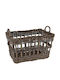 H&S Collection Set de coșuri decorative Ratan cu mânere Brown 60x40x37buc 3buc