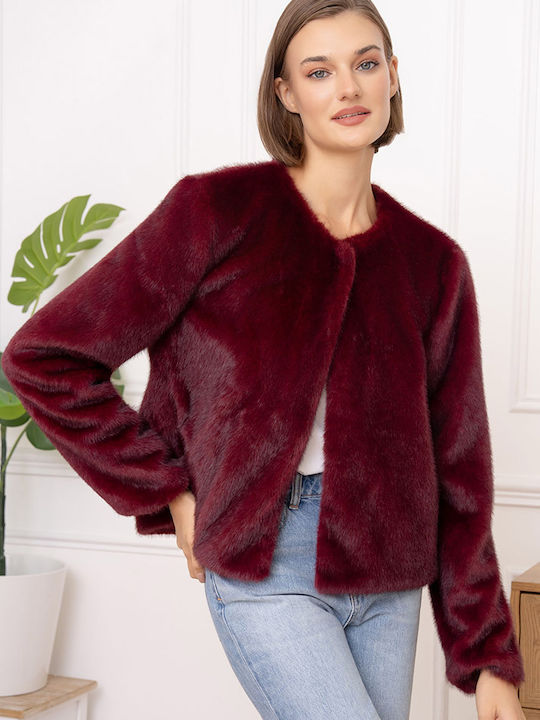 Cuca Blazer pentru femei Sacou Bordeaux