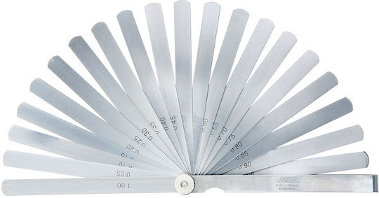 Insize Filtru Reglaj Supape Motor Auto 13 Foi (0.05 - 1.00mm) Lung 200mm