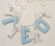 Fabric Name Banner Boy Angel