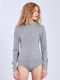Celestino Body Pentru Femei Tricotat Monocrom Gri