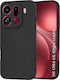 Techsuit Softflex Oppo Find Back Cover Silicone Black (Oppo Find X9 Pro)