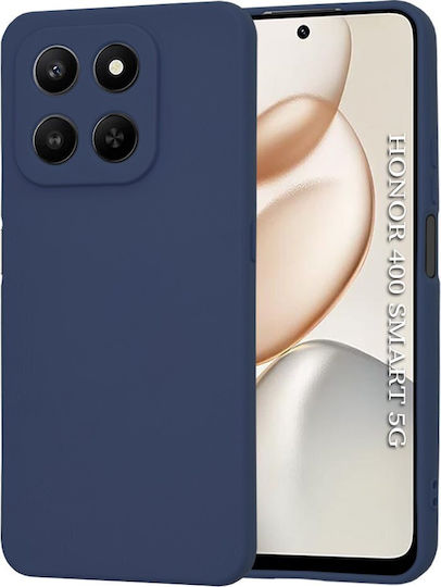 Techsuit Softflex Umschlag Rückseite Silikon Marineblau (Honor 400)