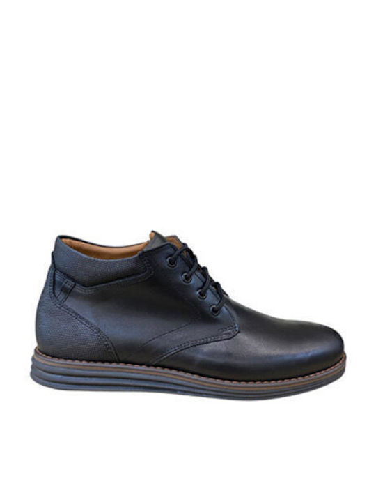 Leather Black Men's Boots