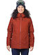 Women's Lifestyle Jacket for Winter with Hood Red