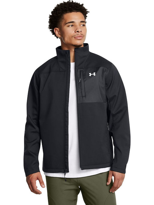 Shield Geacă De Iarnă Softshell Impermeabilă și Cu Protecție Împotriva Vântului Neagră