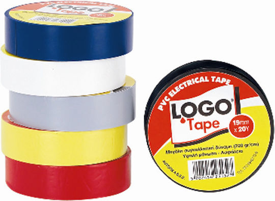 Logo Insulation Tape 19mm x 20m PVC Grey