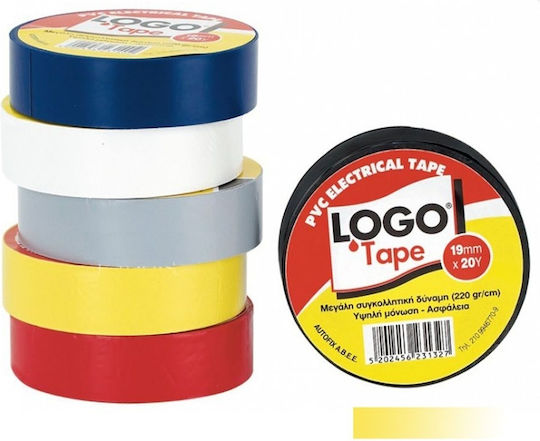 Logo Insulation Tape 19mm x 20m PVC Blue Blue