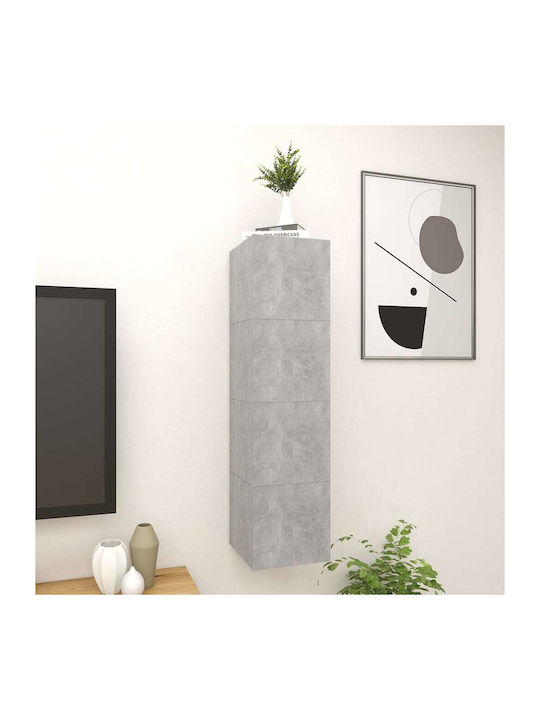 Wand Kremasto Noutlapi Salonio Apo Moiresanida Gray Skyrodematos 30.5x30x30cm
