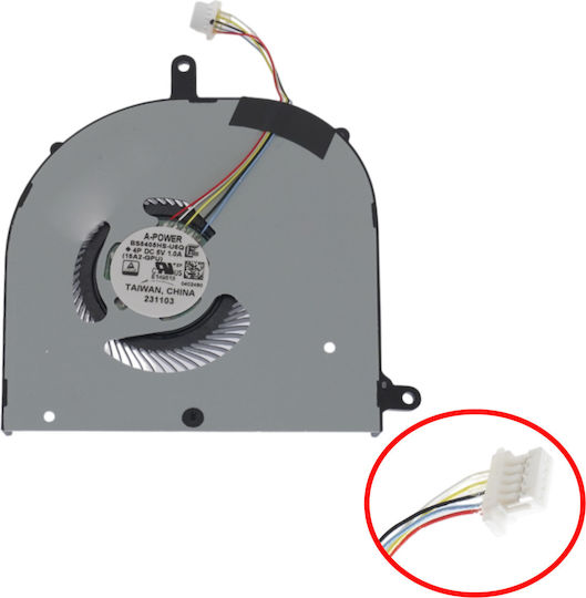 Laptop Fan GPU Cooling Fan MSI Prestige 16 AI Evo B1MG MS-15A1 MS-15A2 MS15A1 MS15A2 15A2-GPU E322501850A87 E32-2501850-A87 BS5405HS-U6Q 5pin Code 81586