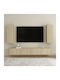 Wall Mounted Living Room Cabinet Made of Particle Board Sonoma 80x30x30cm