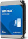 Western Digital Blue 4TB HDD Σκληρός Δίσκος 3.5" SATA III 5400rpm με 128MB Cache για Desktop WD40EZZX