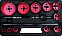 Yato Set Hole Saw Bimetal HHS HSS 19mm to 76mm