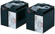 APC Replacement Cartridge 55 Μπαταρία UPS με Χωρητικότητα 18Ah και Τάση 12V 2τμχ