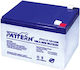 Pattern Battery PT12-12 Μπαταρία UPS με Χωρητικότητα 12Ah και Τάση 12V 4τμχ