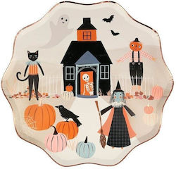 Meri Meri Farfurie Dovleac Pentru Petrecere Halloween 8 Bucăți Meri Meri Farfurie Dovleac Pentru Petrecere Halloween 8 Bucăți