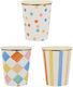 Meri Meri Pattern Glass for Party 16pcs