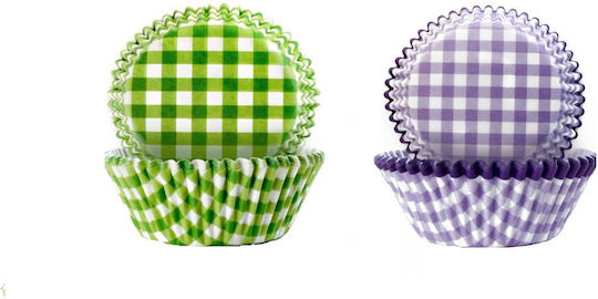 Ibili Set mit 100 Ibili Muffin-Formen, Papier, 7,5x3,5 cm, mehrfarbig