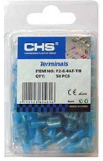 CHS Insulated Quick Disconnect Terminal Blue 50pcs 01.036.0481
