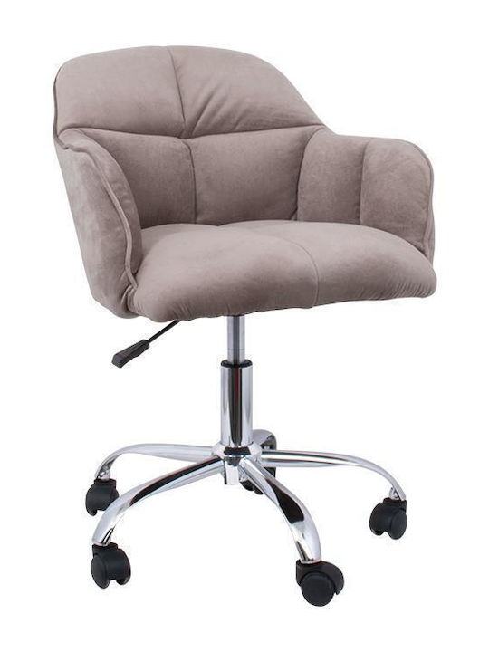 Fylliana 1819 Office Chair with Brown Arms 2 Pieces