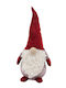 Dekorativer Weihnachtsmann Rot aus Stoff 19cm
