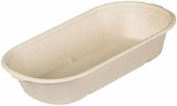 Tessera Сет 50 Чиния Диспозабъл Фоод Контейнърс (Дребно) от Слама 19x11x5см.