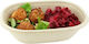 Sabert Disposable Food Sugar Cane Bowl 19x15x5cm