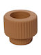 Espiel Candle Holder suitable for Tealights Ceramic in Orange Color 7x6x6cm 1pcs
