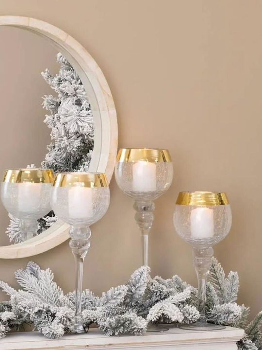 Atmosphera Fééric Lights Christmas Set Suporturi Lumanari Metalice