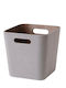 Espiel Dekorativer Korb Stoff Gray 27x27x28cm