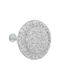 Atmosphera Knob Furniture made of Ceramic Gray D4mm 195127 2pcs